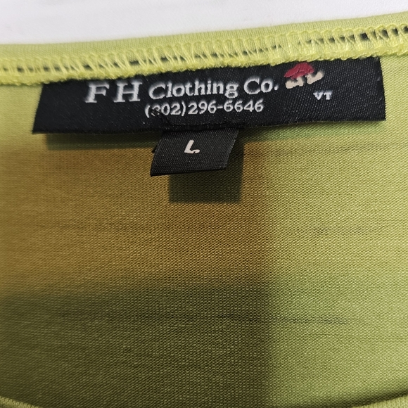 FH Clothing Co. Green Striped Sleeveless Tunic - Picture 4 of 9